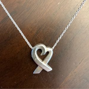Tiffany & Co Paloma Picasso Loving Heart Necklace - 16” chain